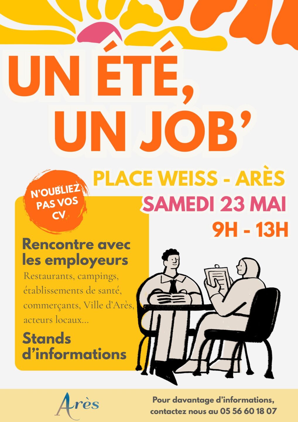 Un été, un job’ Arès