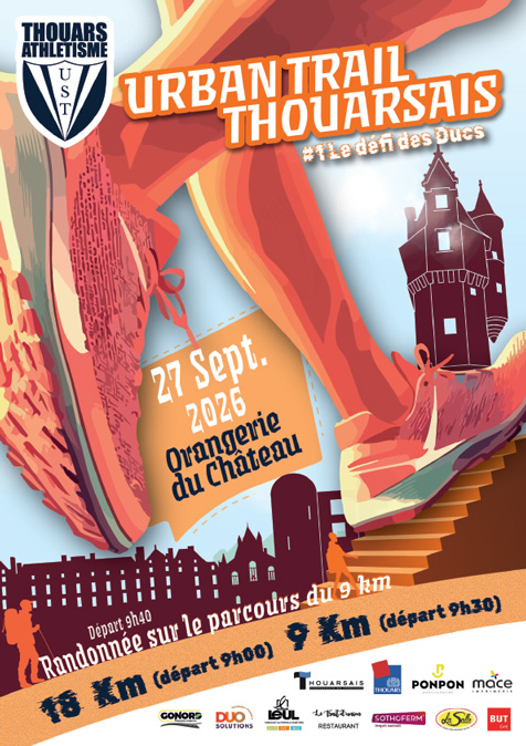 Urban Trail Thouarsais Avenue des Martyrs de la Résistance Thouars 2026-09-27