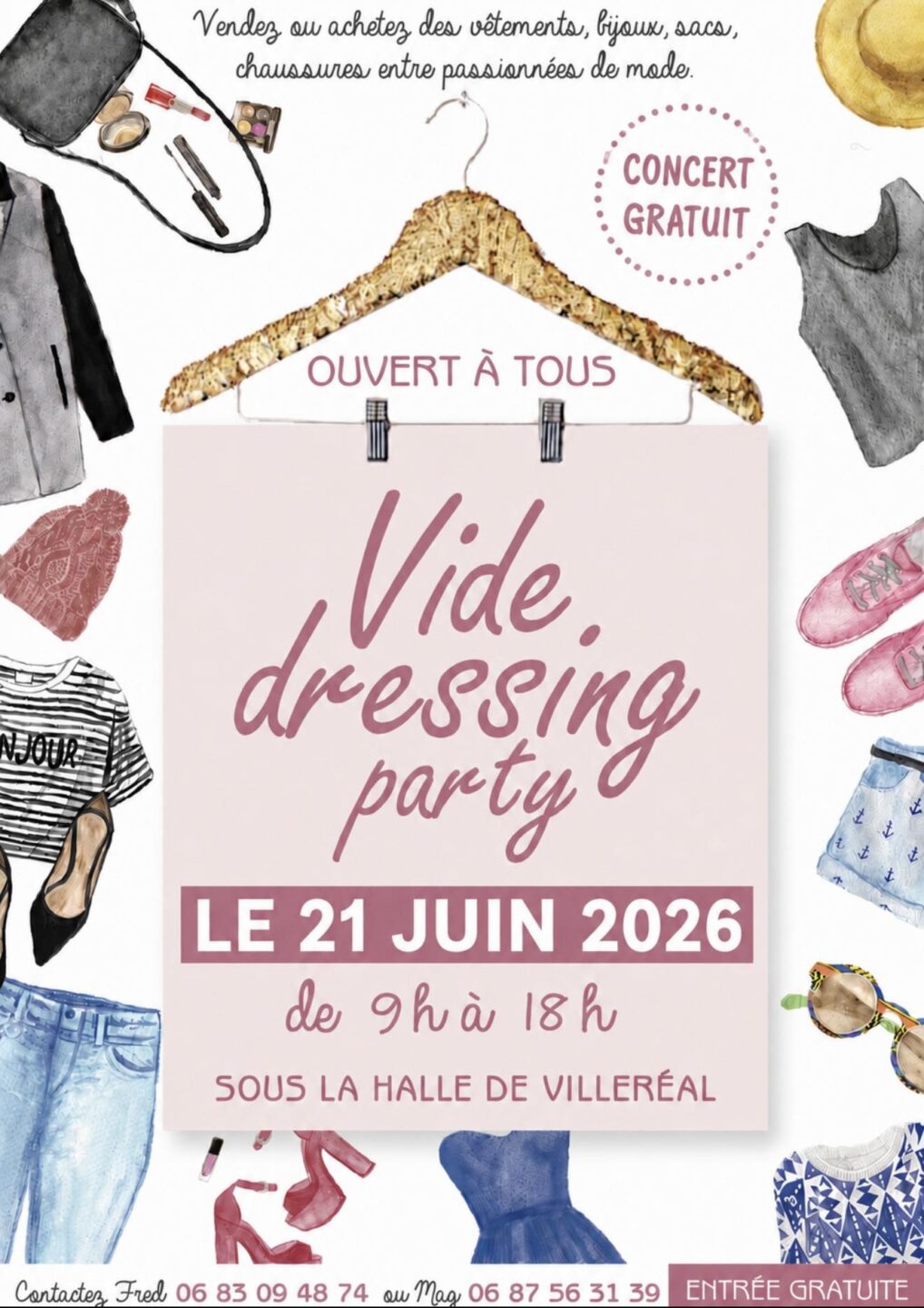 Vide Dressing Party Sous la halle Villeréal 2026-06-21