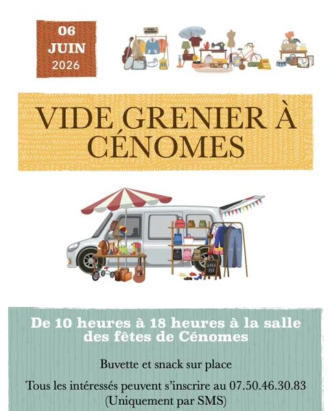 Vide Grenier à Cénomes  Montagnol 2026-06-06
