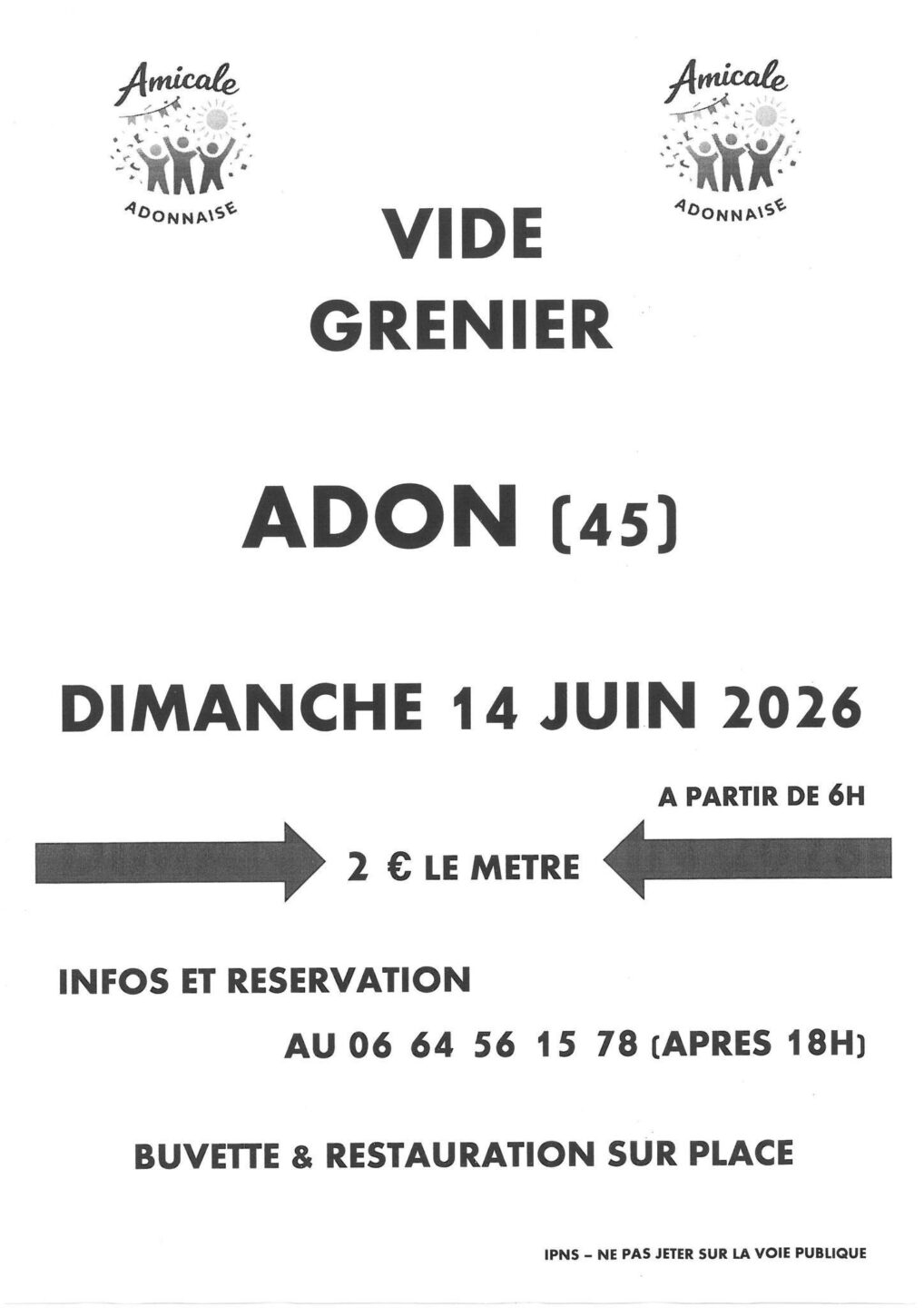 Vide-grenier  Adon