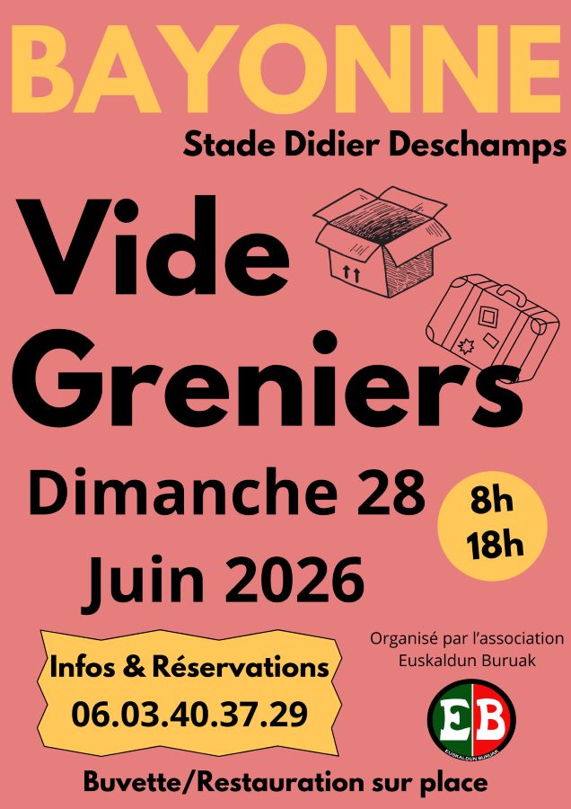Vide Grenier Stade Didier Deschamps Bayonne