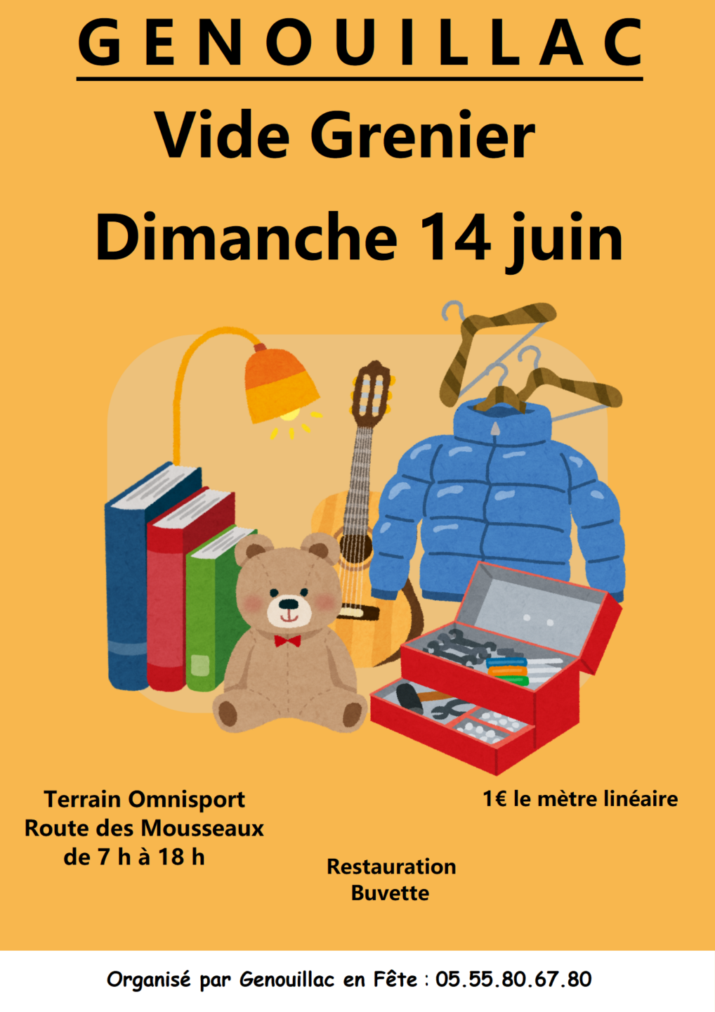 Vide Grenier Terrain Omnisport Genouillac