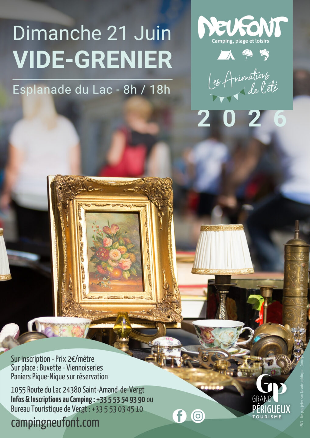 Vide-Grenier Neufont Esplanade du Lac Saint-Amand-de-Vergt