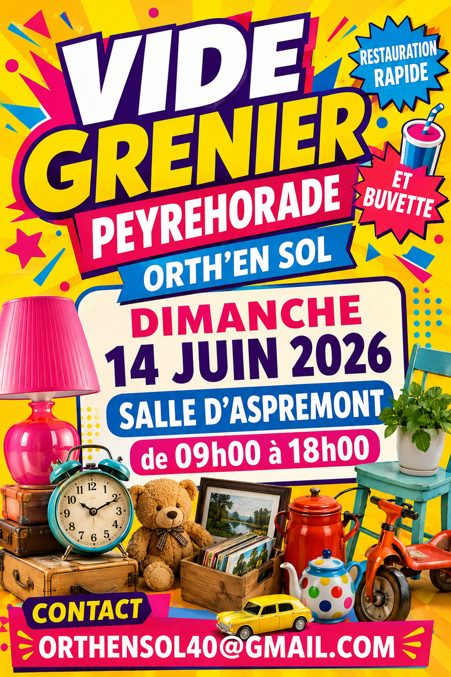 Vide grenier Peyrehorade