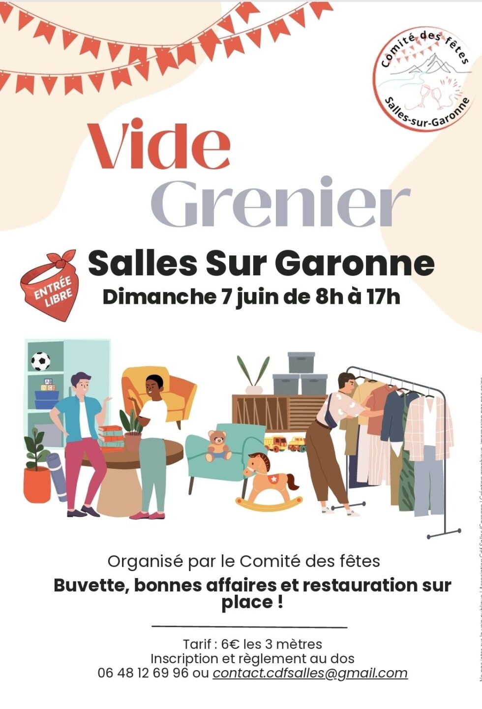 VIDE GRENIER  Salles-sur-Garonne 2026-06-07