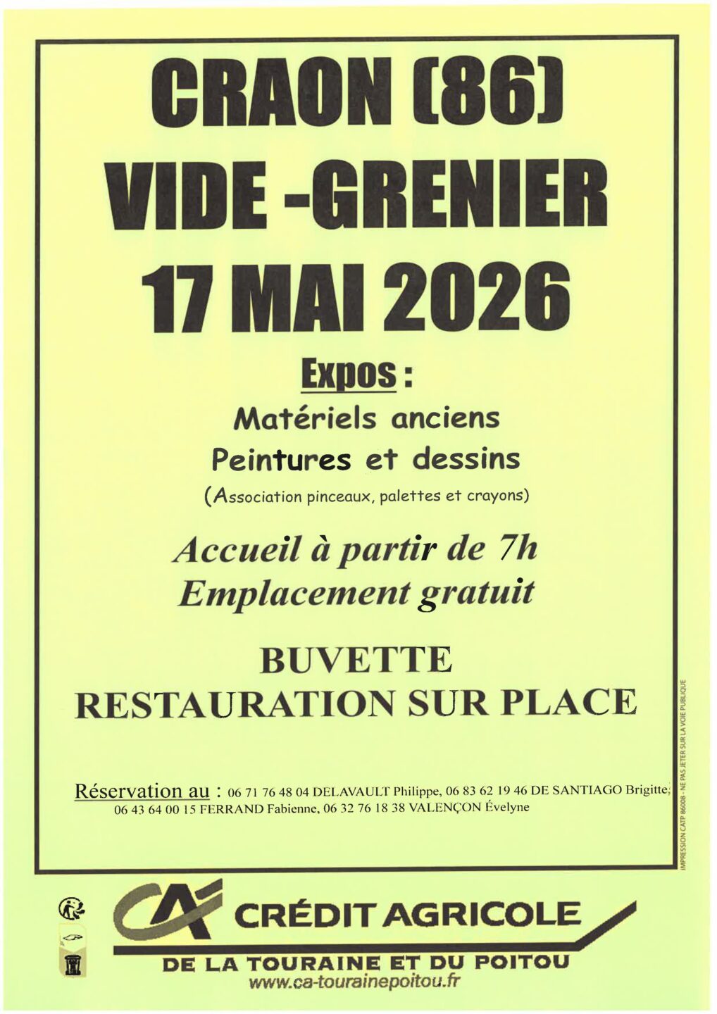 Vide-greniers à Craon  Craon