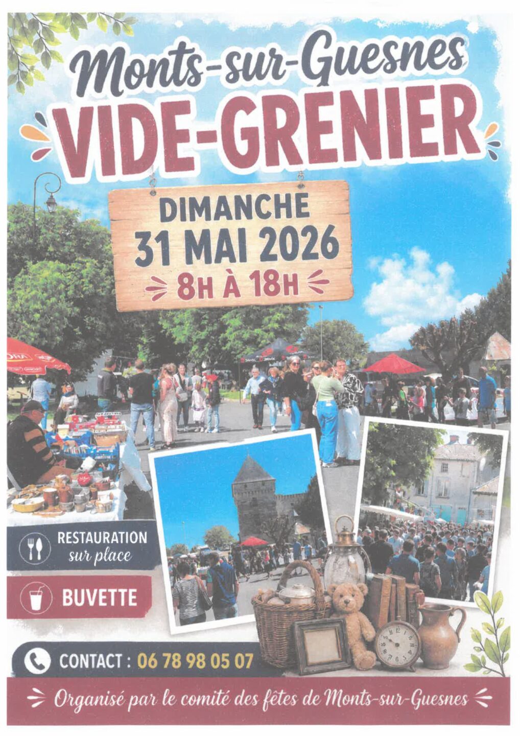 Vide-greniers à Monts-sur-Guesnes Monts-sur-Guesnes