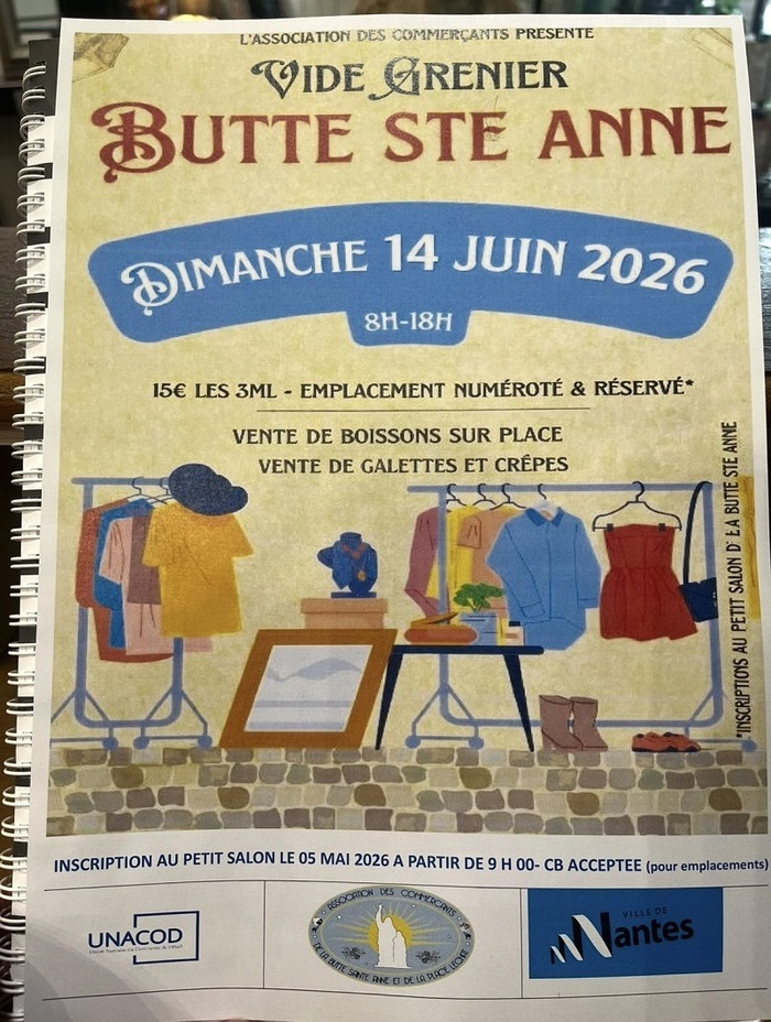 Vide-greniers de la butte Sainte-Anne Butte Sainte-Anne