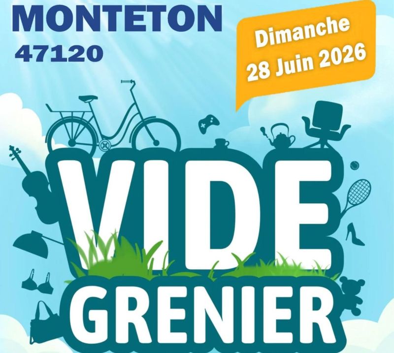Vide greniers du Rotary Club Monteton 2026-06-28