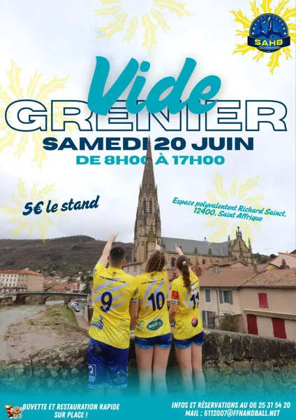 Vide Greniers du SAHB  Saint-Affrique 2026-06-20