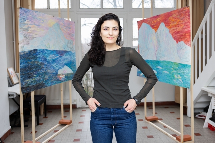 Visite commentée de l’atelier par l’artiste Araks Sahakyan, Pavillon des Indes, Courbevoie