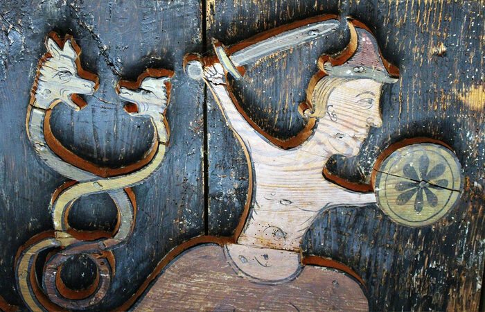 Visite commentée du plafond peint armorié Le Doyenné