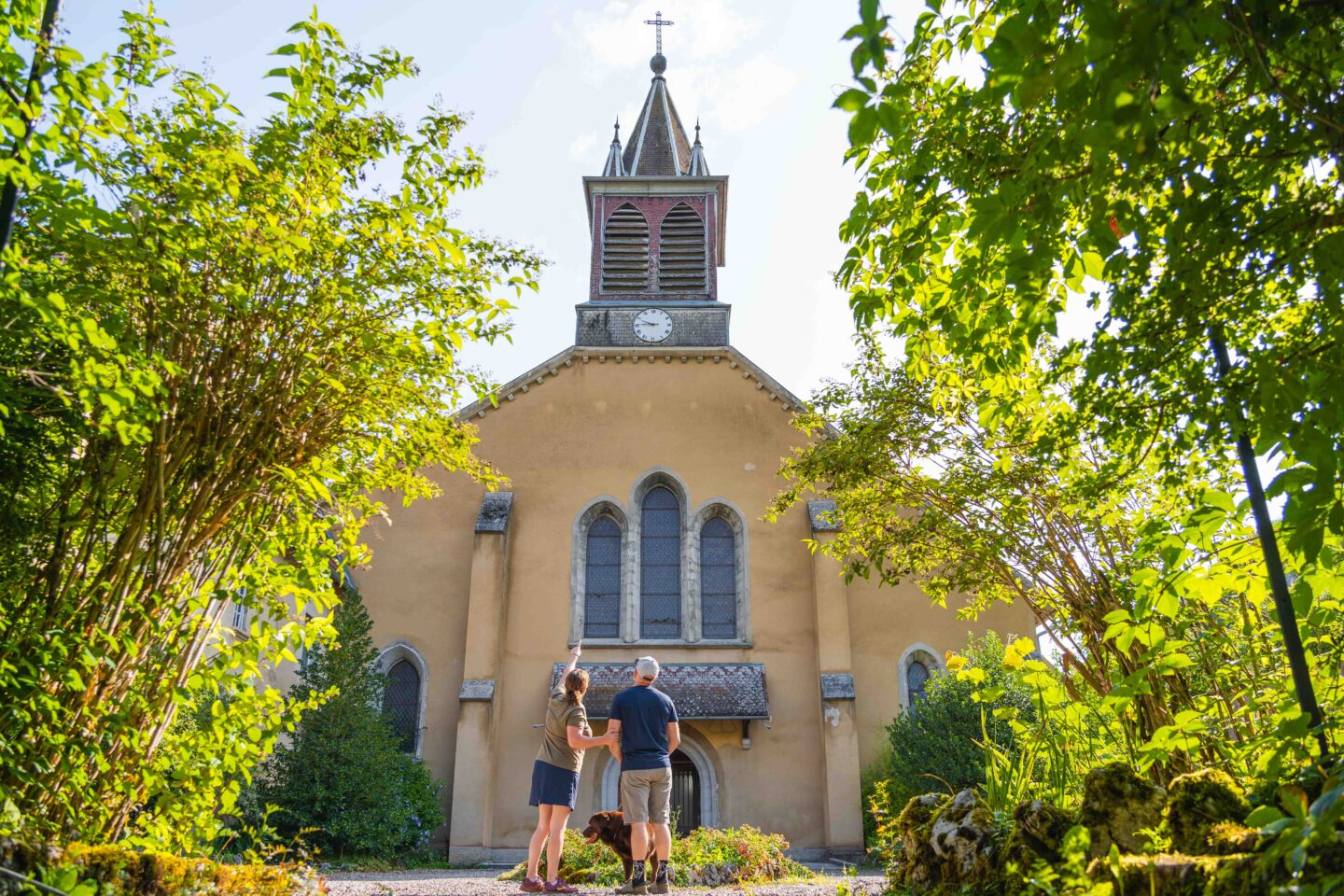 Visite de l&rsquo;abbaye de la Grâce Dieu  Chaux-lès-Passavant