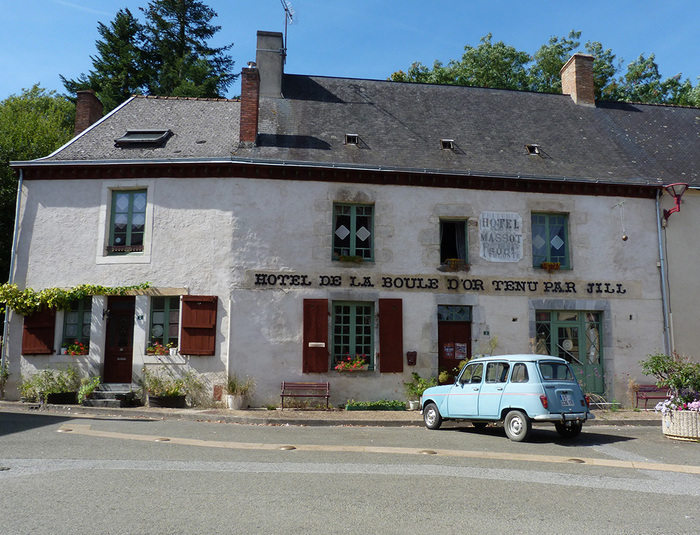 Visite de l’ancien Hôtel de la Boule d’Or, La Boule d’Or, Blandouet-Saint Jean