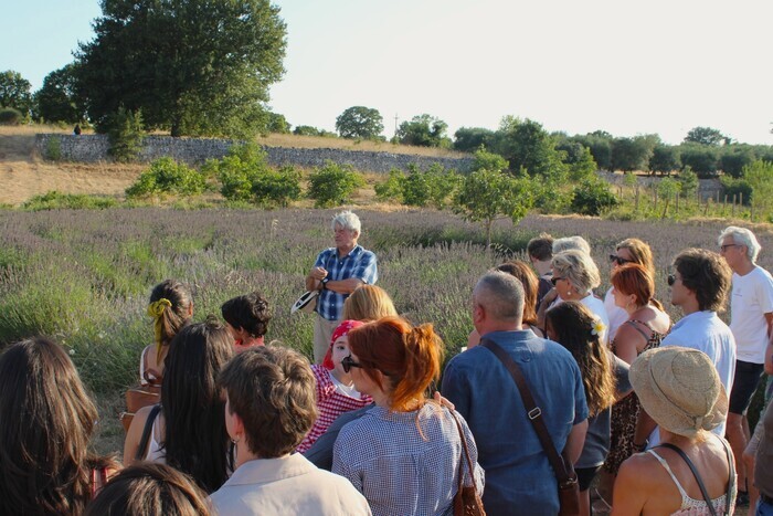 Visite découverte du jardin botanique, I Giardini di Pomona, Cisternino
