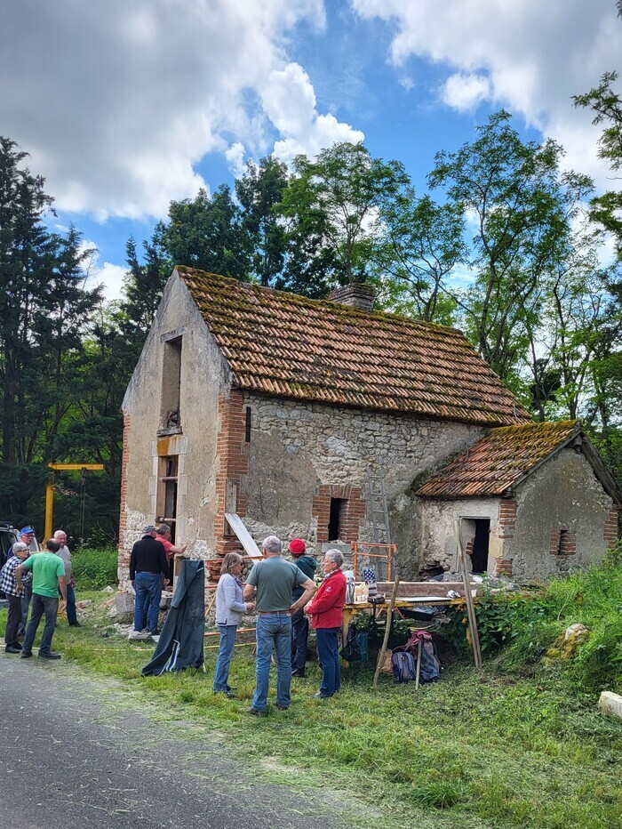 Visite du chantier du fournil de Latingy, 147 rue du Bois Minet (face au pigeonnier) 45430 Mardié, Mardié