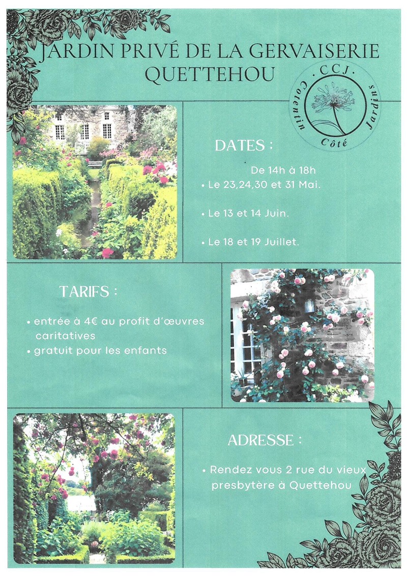 Visite du jardin privé de la Gervaiserie Quettehou