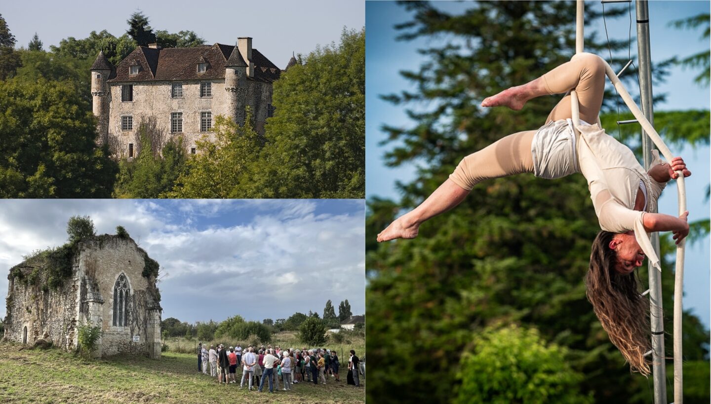 Visite guidée de la chapelle de Graillé Devant la chapelle Pindray 2026-06-28