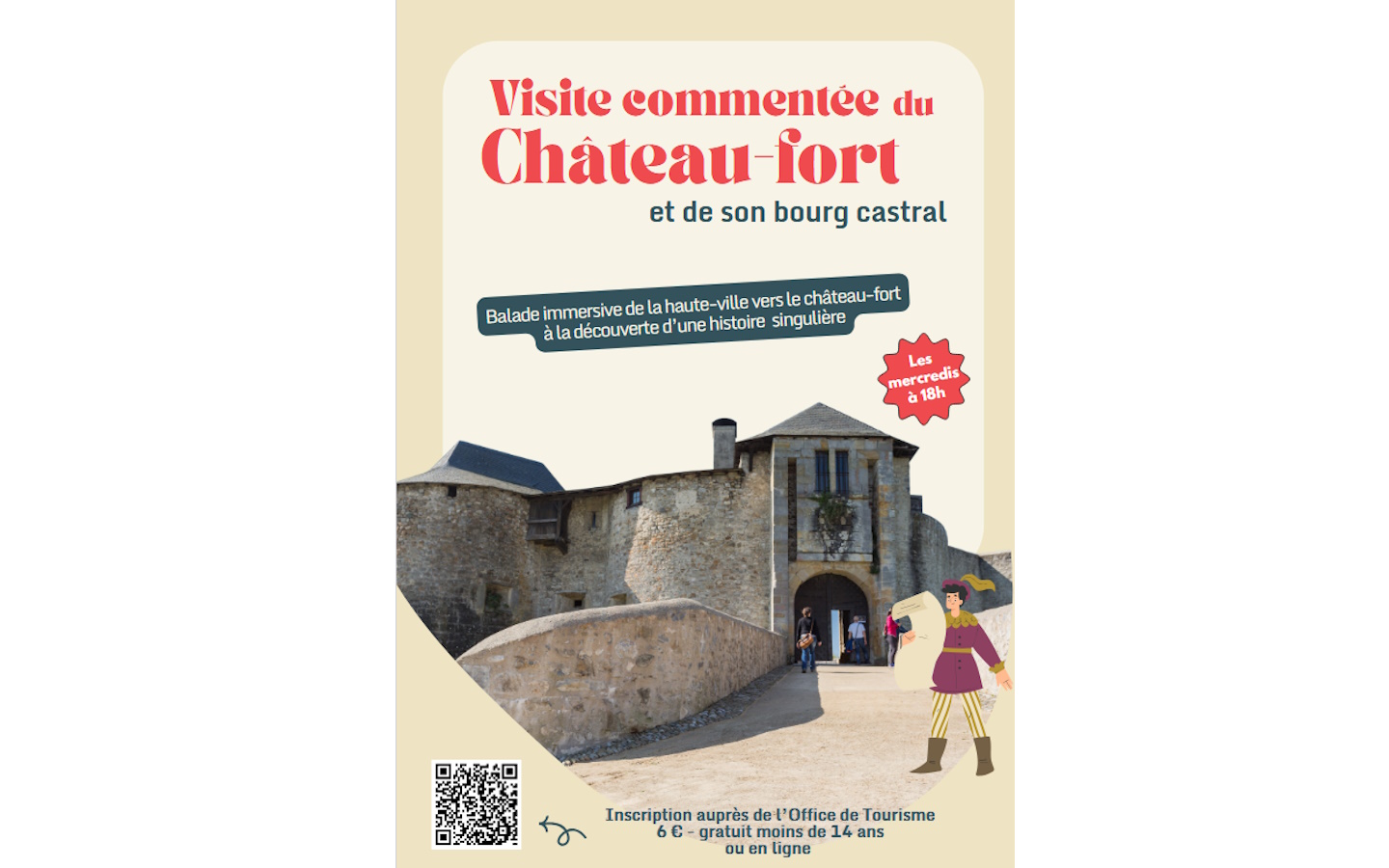 Visite guidée du château fort de Mauléon et son bourg castral 10 Rue Jean-Baptiste Heugas Mauléon-Licharre 2026-07-29