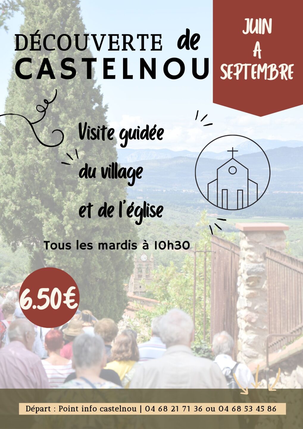 VISITE GUIDÉE DU VILLAGE DE CASTELNOU  Castelnou