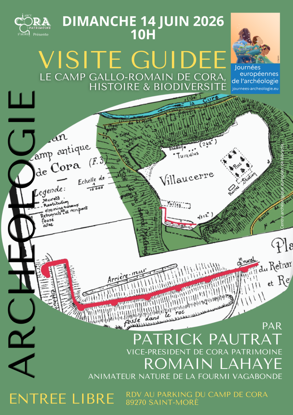 Visite Guidée le camp gallo-romain de Cora