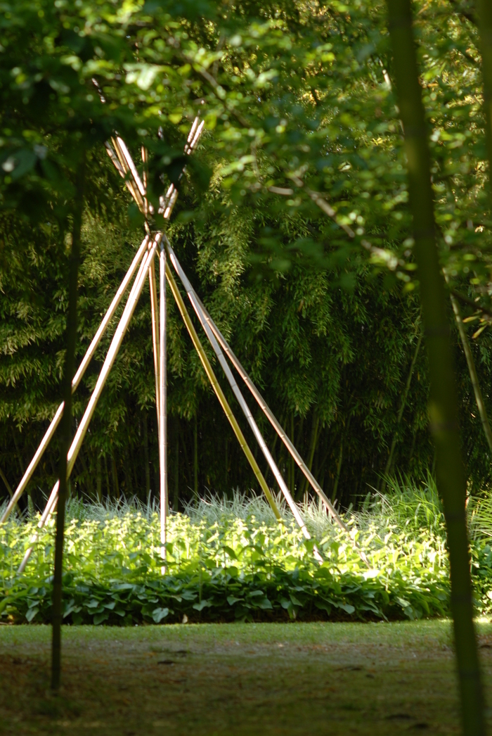 Visite : les perspectives du jardin, Parc aux bambous, Lapenne