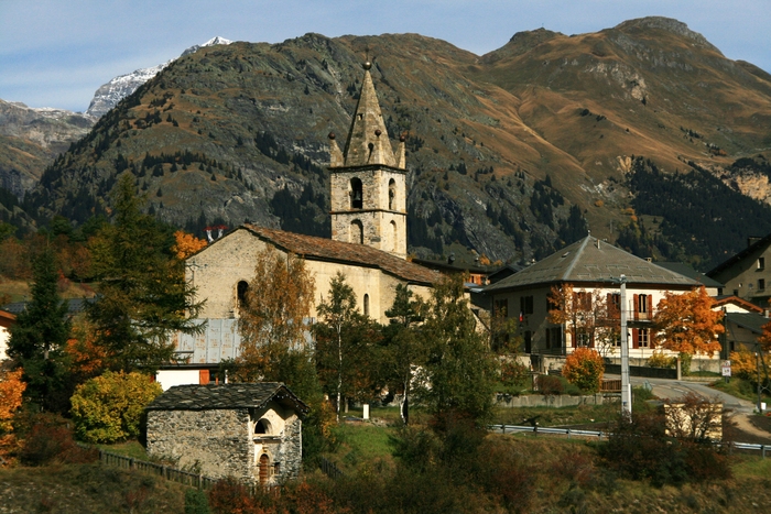 Visite libre de l’église St Etienne à Sollières Sardières, Eglise Saint Etienne, Val-Cenis