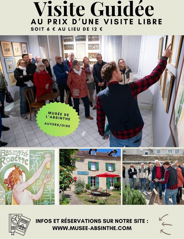 Visite libre du musée (Jardin en accès libre), Musée de l’Absinthe, Auvers-sur-Oise