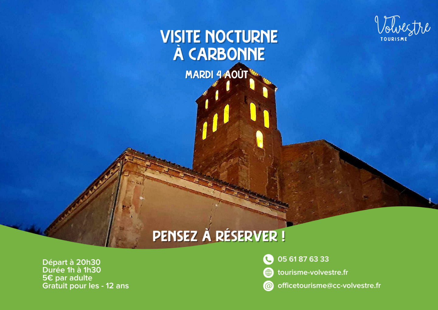 VISITE NOCTURNE CARBONNE Carbonne