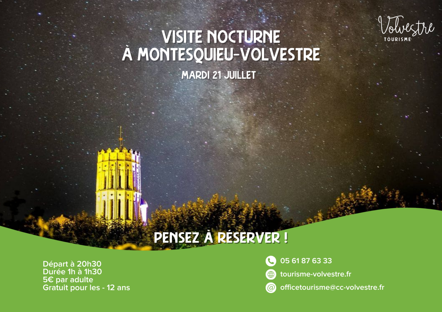 VISITE NOCTURNE MONTESQUIEU-VOLVESTRE Montesquieu-Volvestre