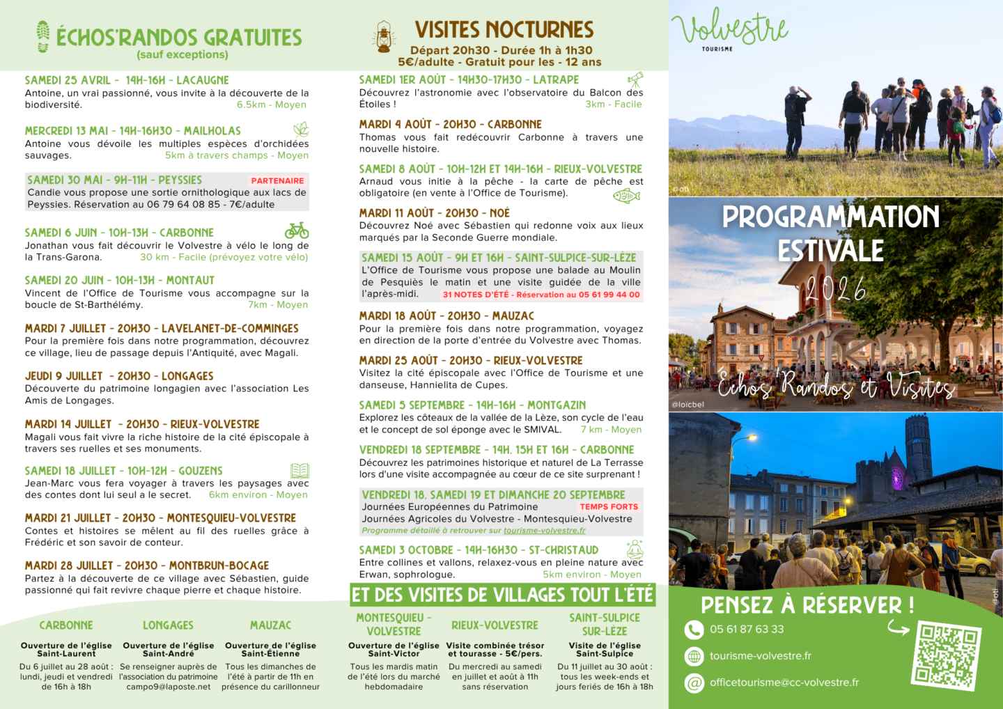 VISITE NOCTURNE RIEUX-VOLVESTRE Rieux-Volvestre