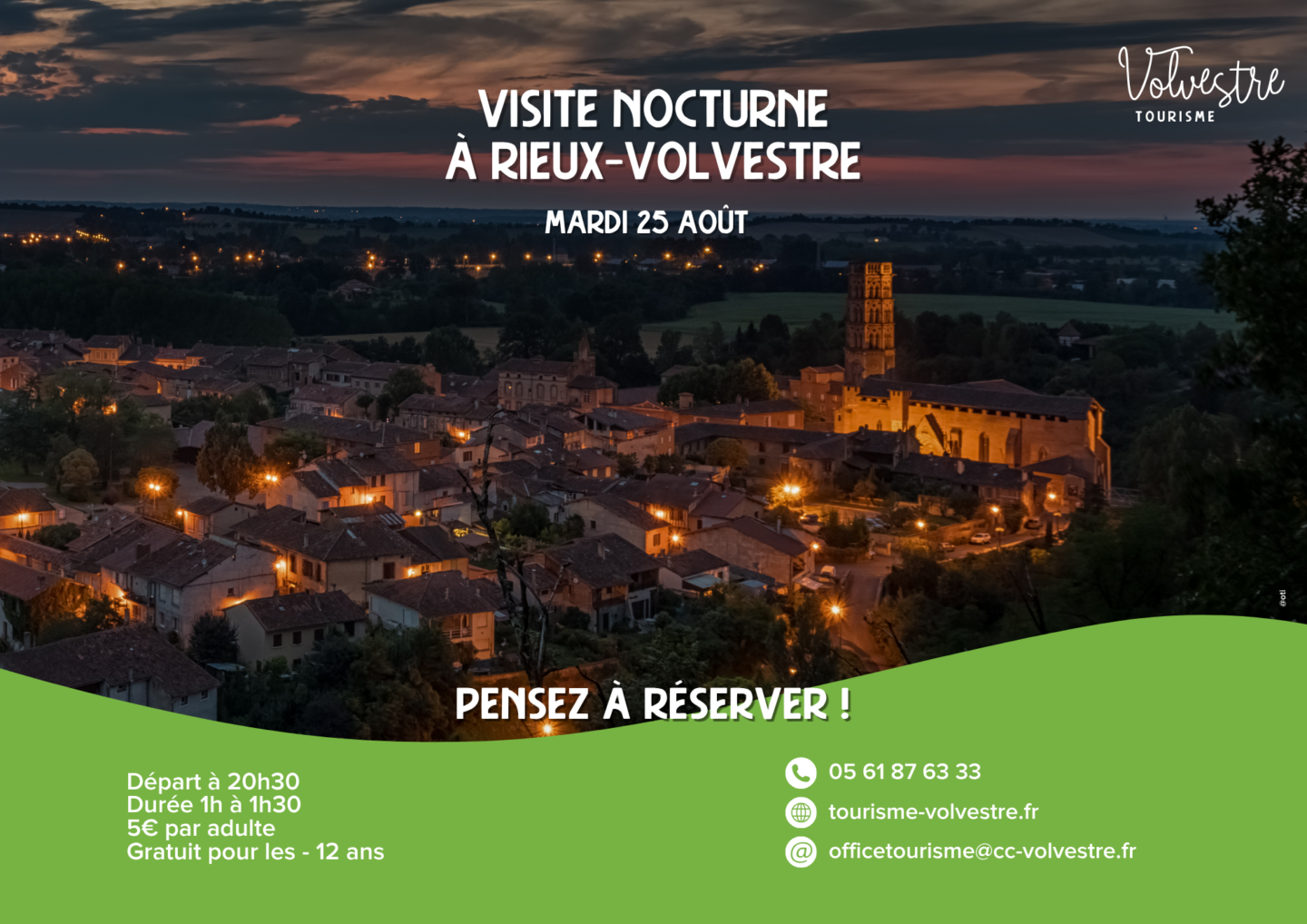 VISITE NOCTURNE RIEUX-VOLVESTRE Rieux-Volvestre