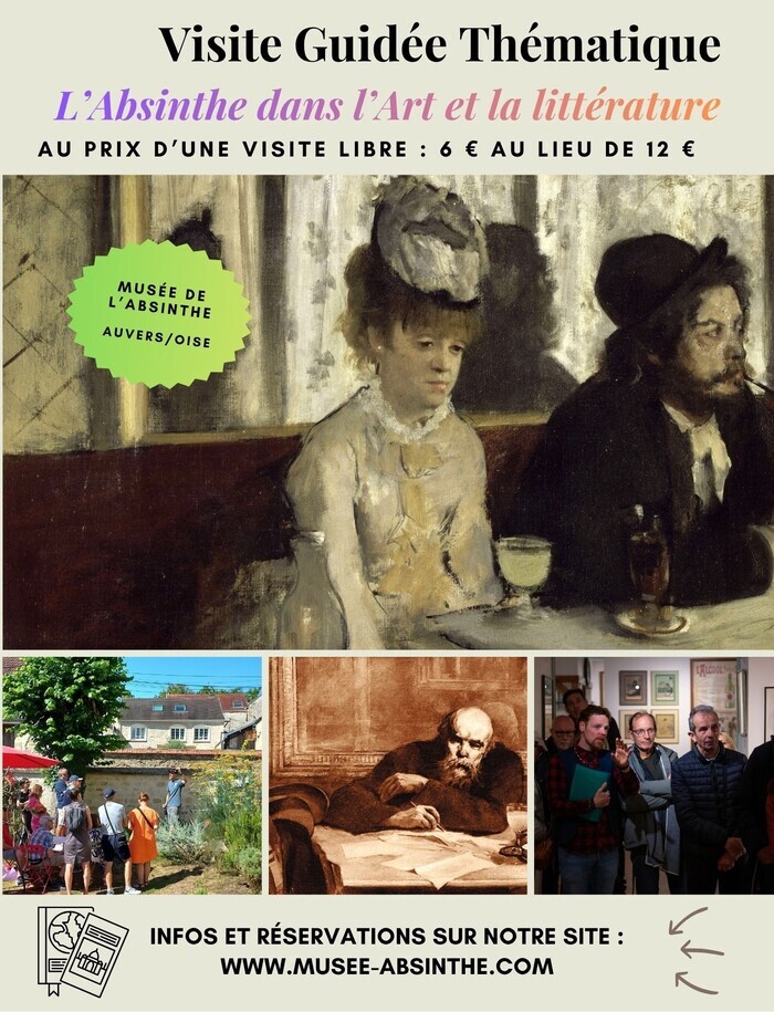 Visite thématique l’absinthe dans l’art et la littérature, Musée de l’Absinthe, Auvers-sur-Oise
