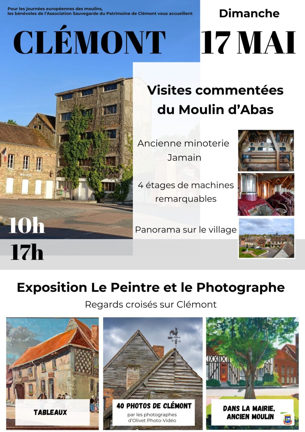 Visites commentées du Moulin d&rsquo;Abas  Clémont