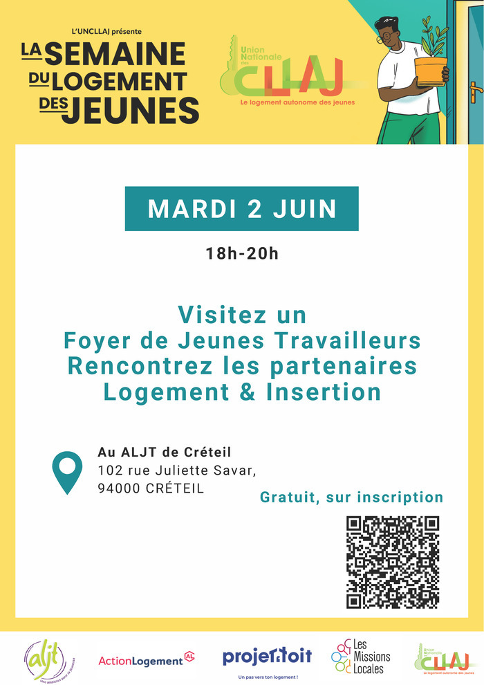 Visitez un foyer de jeunes travailleurs et rencontrez les partenaires Logement et Insertion ALJT Créteil