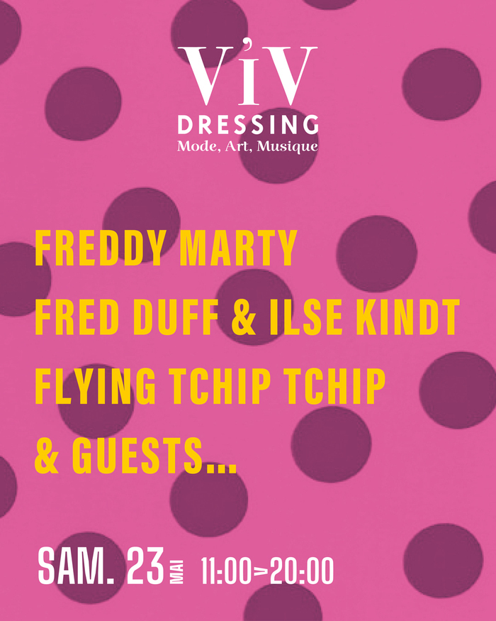 VIV’ DRESSING 2e – Freddy MARTY – Fred DUHEM & Ilse KINDT – FLYING TCHIP TCHIP – Guest… Bureau d’Art et de Recherche | La QSP Galerie Roubaix