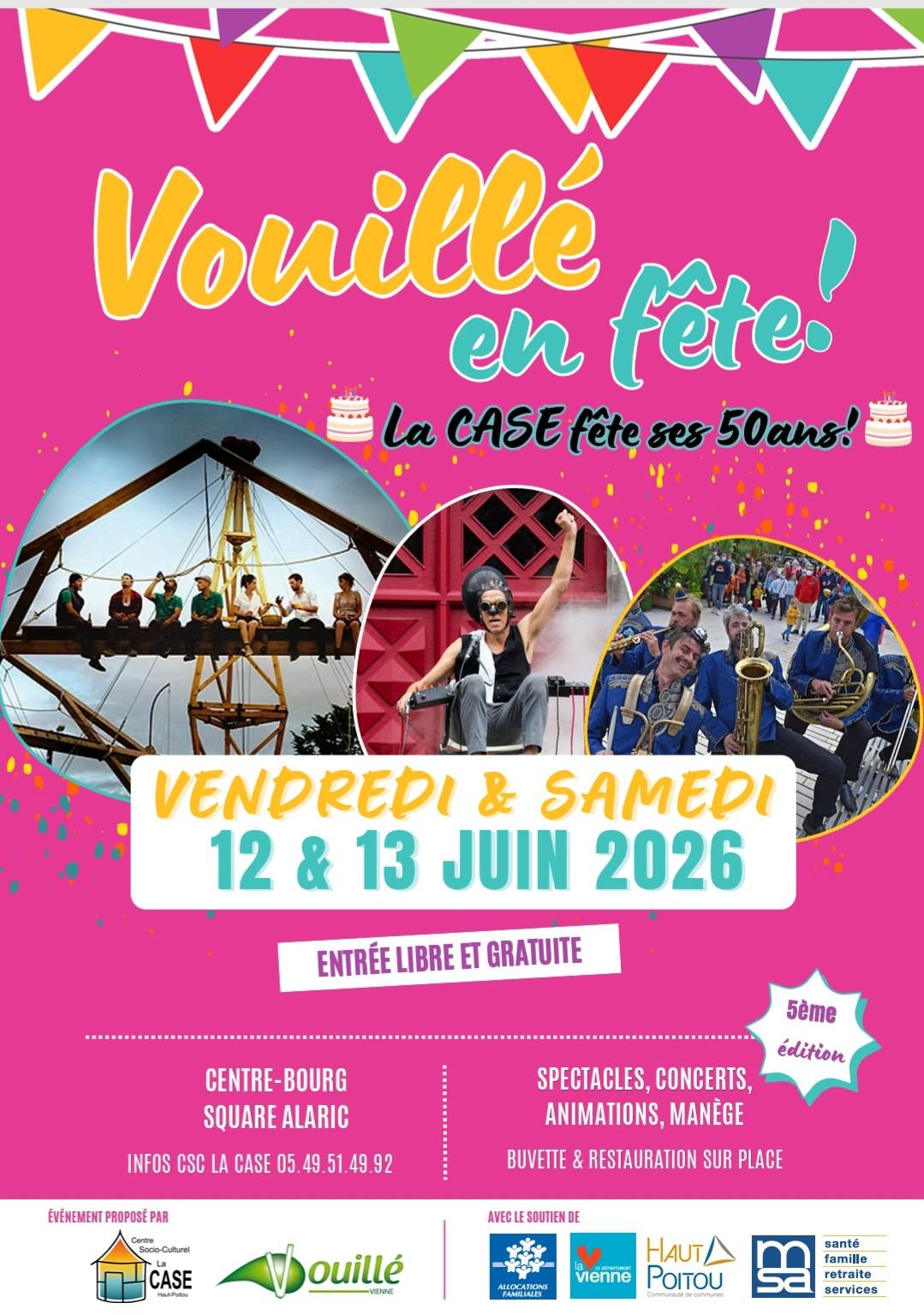 Vouillé en fête La Case fête ses 50 ans Vouillé