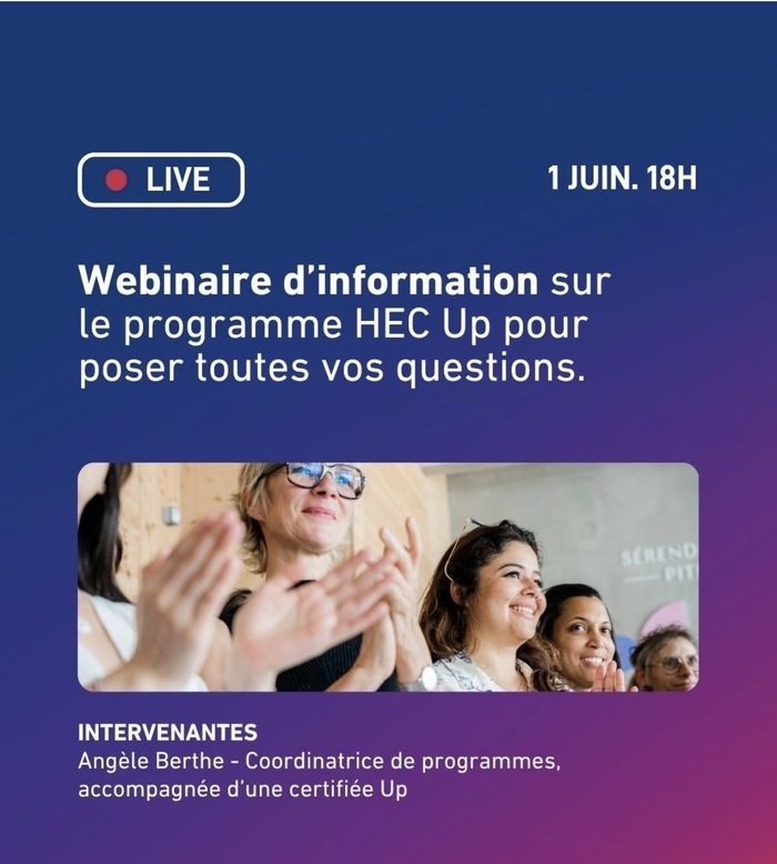 Vous voulez en savoir plus sur le programme HEC Up et rencontrer notre équipe ? HEC Paris Jouy-en-Josas