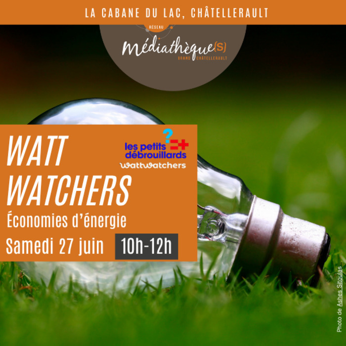 Watt Watchers atelier autour des économies d'énergie 35 rue Aliénor d'Aquitaine Châtellerault 2026-06-27