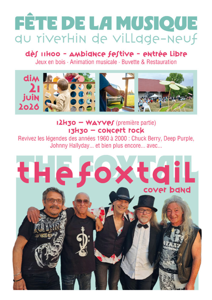 Wayves & The Foxtail Cover Band Le RiveRhin de Village-neuf Village-Neuf