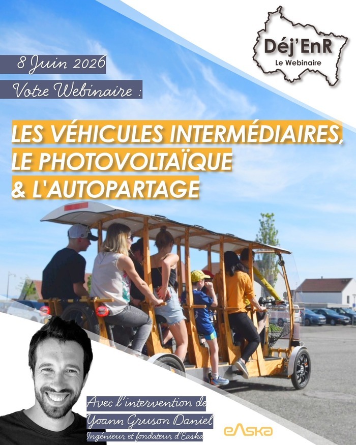 Webinaire : Les véhicules intermédiaires, le photovoltaïque & l’autopartage En ligne Strasbourg