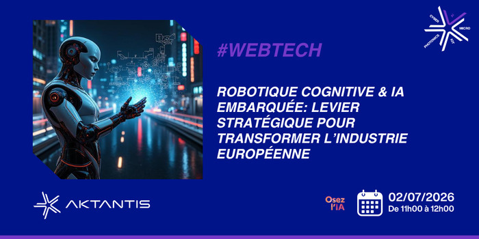 WebTech | Robotique cognitive & IA embarquée : levier stratégique pour transformer l’industrie européenne, ,