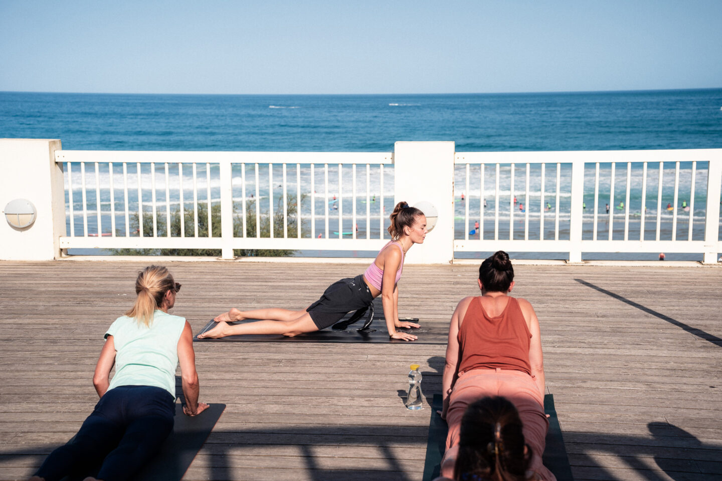 Yoga face à l’océan Esplanade des Docteurs Gentilhe Anglet