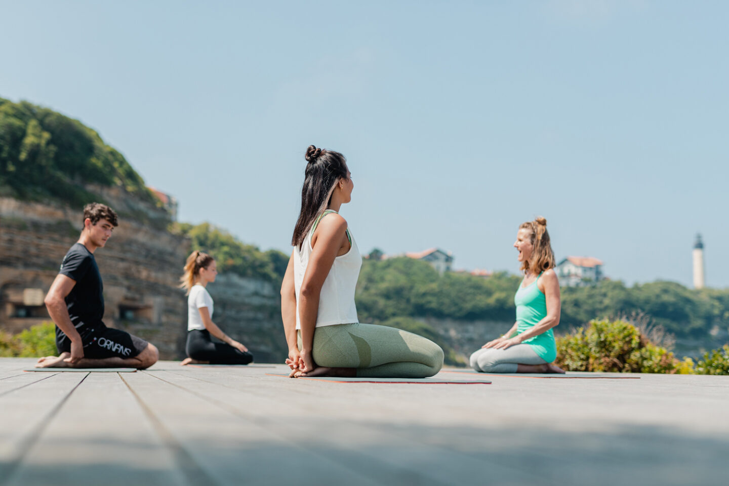Yoga face à l’océan Promenade des Sources Anglet
