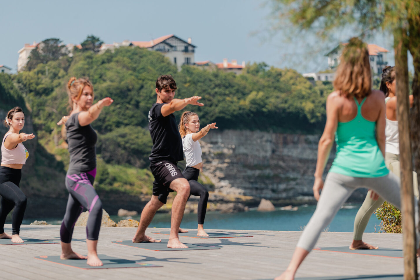 Yoga face à l’océan Promenade des Sources Anglet