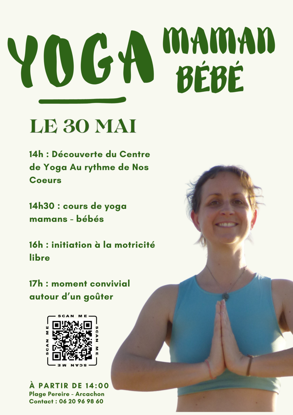 Yoga Maman Bébé Plage Pereire Arcachon