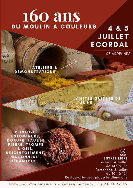 160 ans du Moulin à couleurs d&rsquo;Ecordal  Écordal