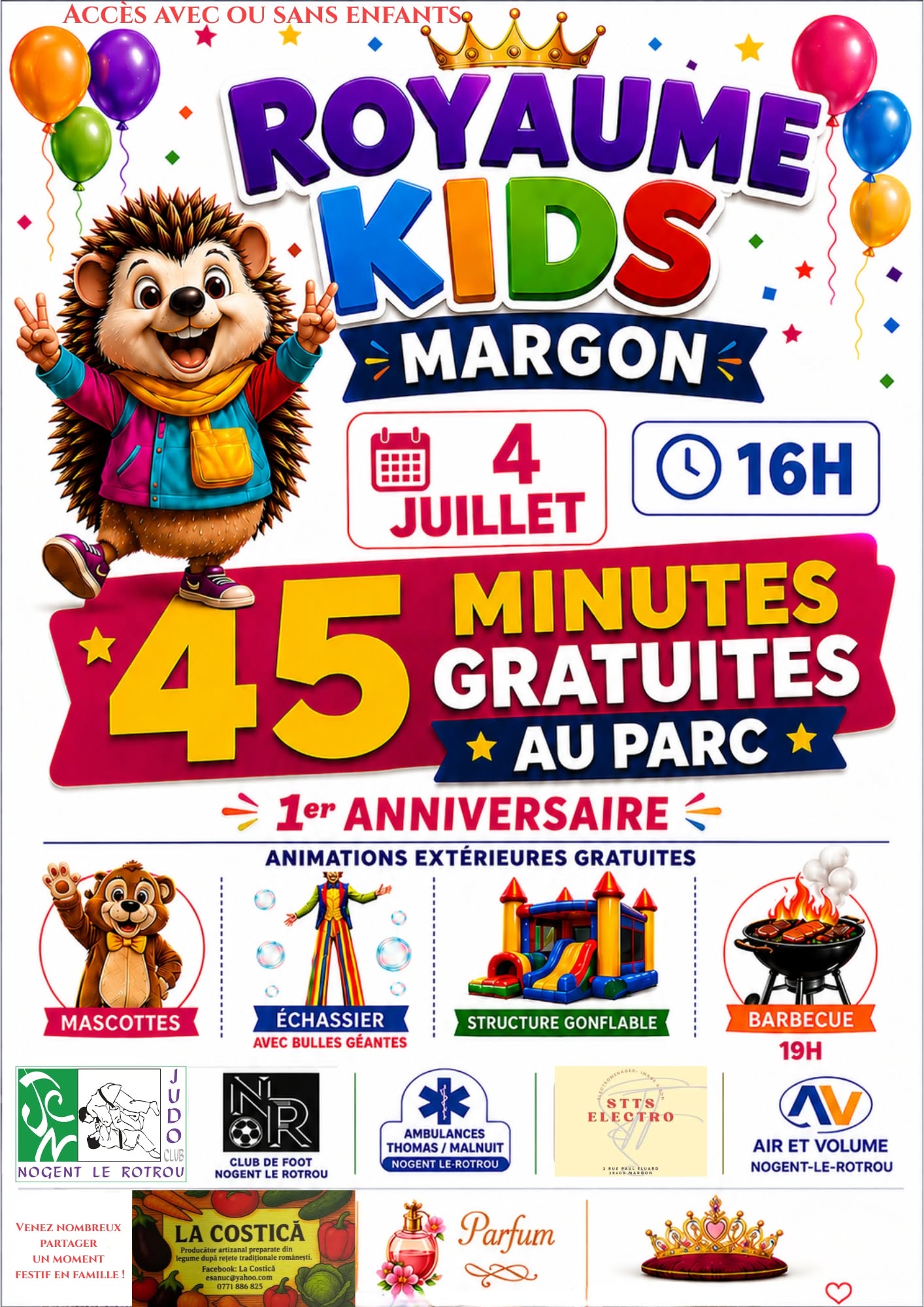 1er anniversaire Royaume Kids  Arcisses