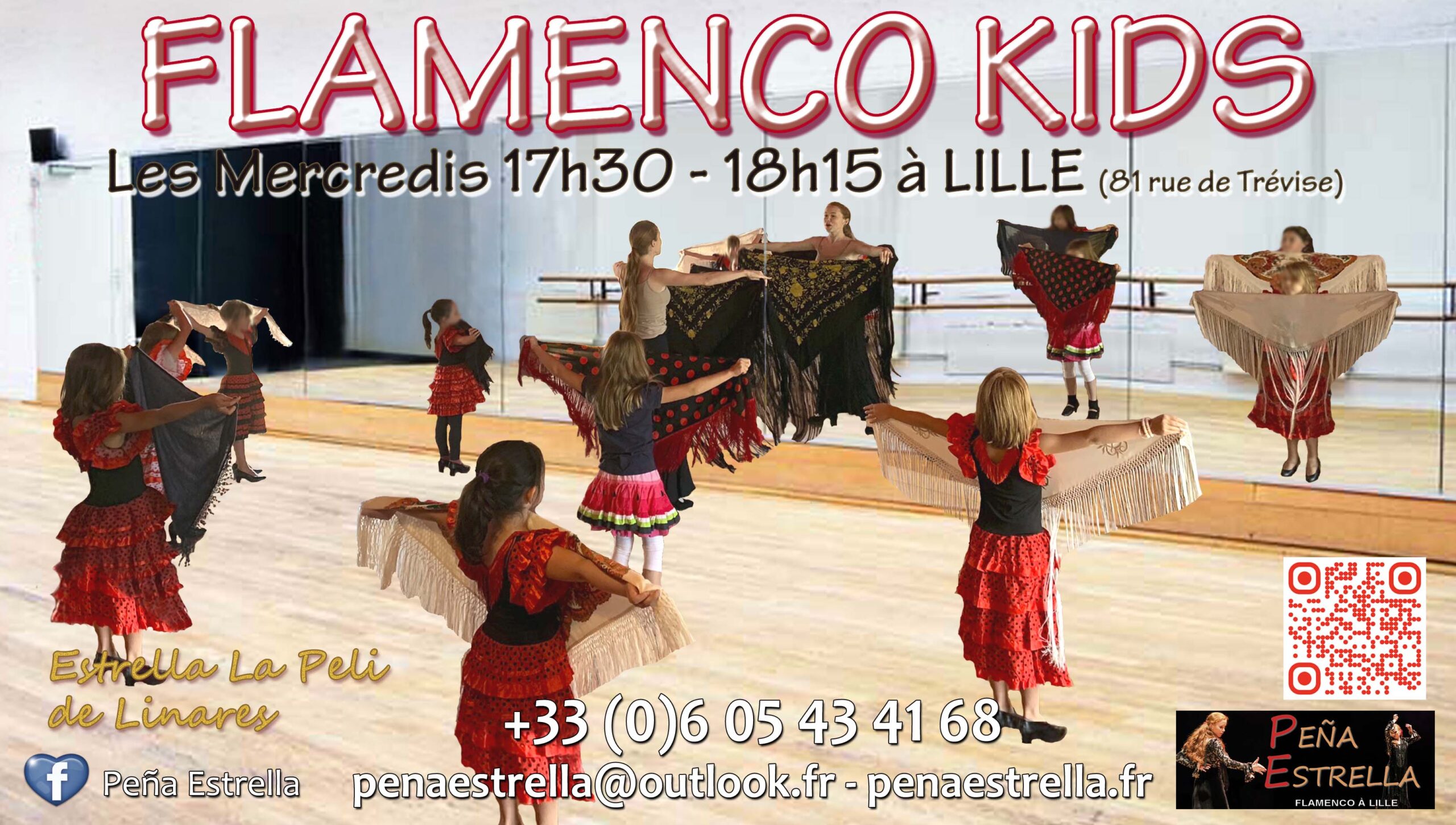 FLAMENCO KIDS Cours de danse Flamenco enfants – Peña Estrella Flamenco à Lille Le plateau — Le plateau — Lille — 9 septembre 2026